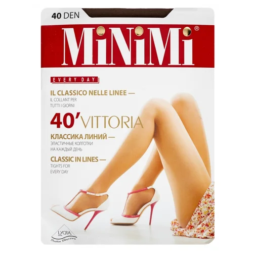 MINIMI Колготки 40 den Vittoria Nero 3-M