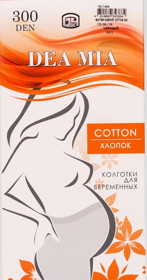 Колготки для беременных 300 Den DEA MIA Mother Comfort ( 1469 ) размер 170 (94-102) черный