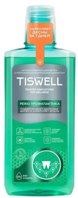 Ополаскиватель для полости рта TISWELL С троксерутином 500мл