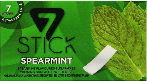 Жвачка STICK Spearmint Мята 14,5 гр 7 пластинок