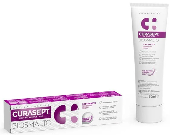 Зубная паста CURASEPT Biosmalto Sensitive Teeth 75 мл