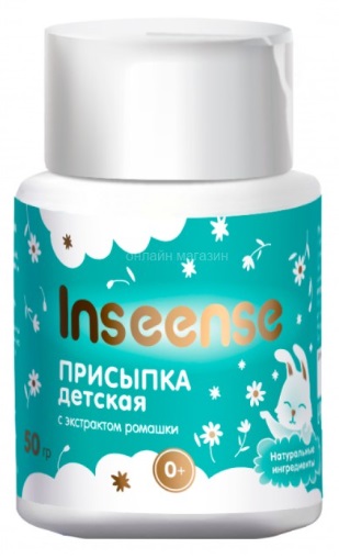 Присыпка детская Inseense с ромашкой 50гр