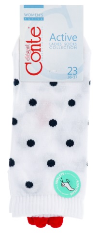 CONTE Elegant Active Носки женские 222 белый р.23
