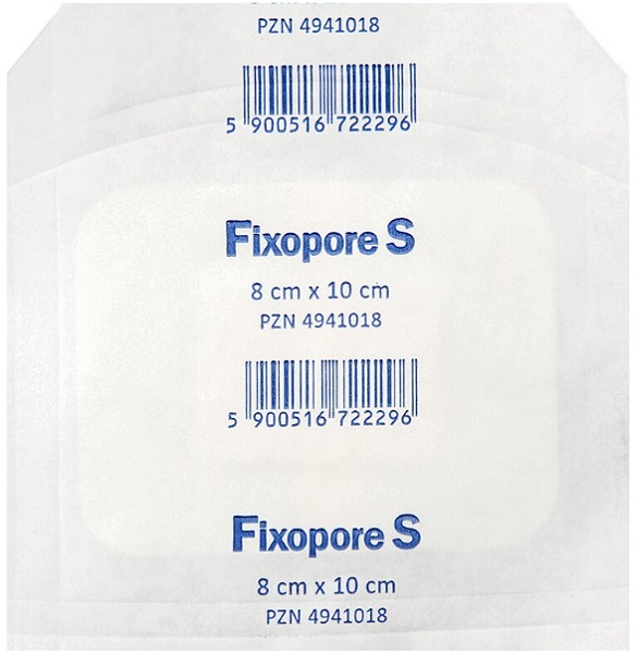 Пластырь Адгезивная Повязка FIXOPORE S 8*10 см MATOPAT Нетканый