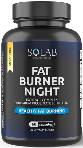 SOLAB Жиросжигатель Fat Burner Night №60капс  &