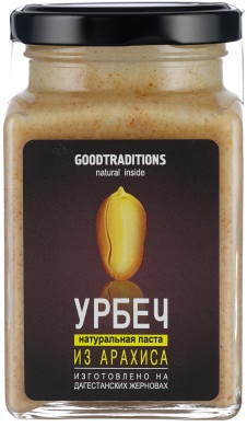 Goodtraditions Урбеч из Арахиса 230г стекло
