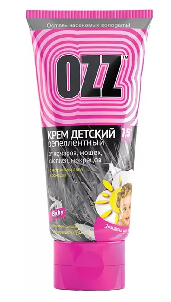 Репеллент Крем детский 36м+ от комаров OZZ 50 мл