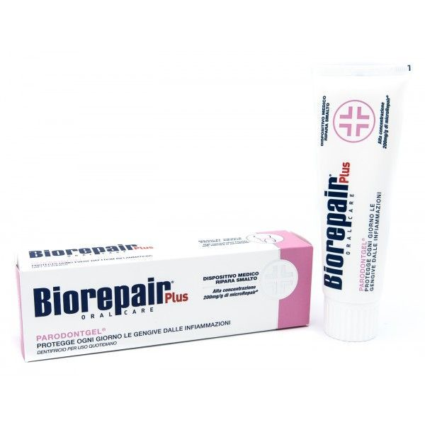 Зубная паста BIOREPAIR Plus Parodontgel 75 мл Защищает и Увлажняет Десна Б/Н
