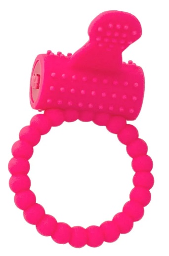Эрекционное кольцо A-Toys by TOYFA с шипами 3.5 см розовое