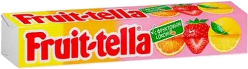 Fruit-tella Конфеты жев. Ассорти Клубн.апельсин лимон 42г