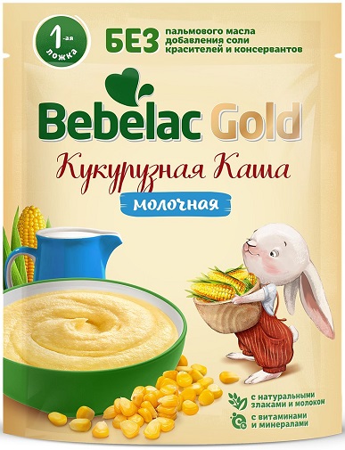 Бебелак Каша молочная Кукурузная 200г