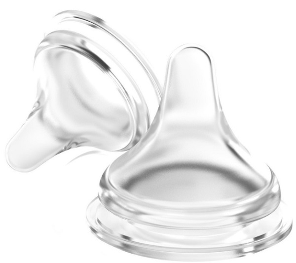 Соска Силиконовая для бутылочки PIGEON Nipple Peristaltic Plus 2шт р-р S