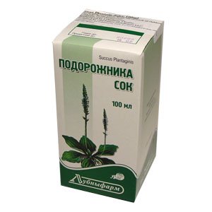Подорожника сок 100 мл фл Лубныфарм @&