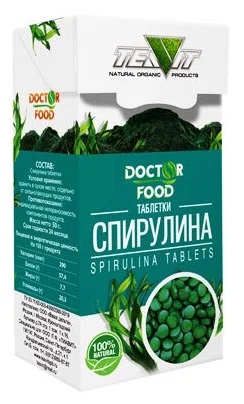 Doctor Food Спирулина таблетки 50г  &