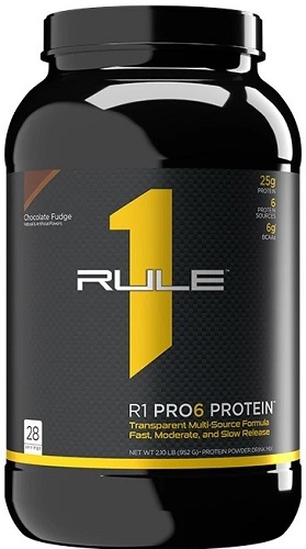 Rule 1 Pro6 Протеин 952г Шоколад 2lb
