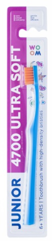 Зубная щетка WOOM Junior 4700 Ultra Soft для детей 6+лет 
