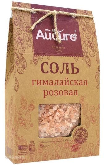 Айдиго Соль Гималайская Розовая 500г