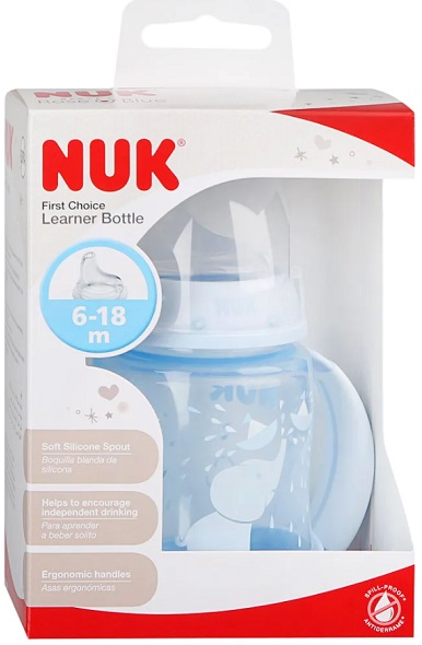 Поильник 6м+ NUK Learner Bottle 150 мл арт.10743821 Blue