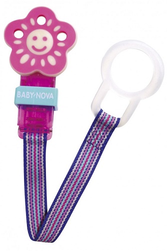 BABY-NOVA Клипса для пустышки арт.34155 цв.в асс.