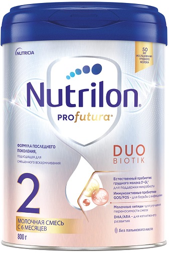 Нутрилон Pro futura DUOBIOTIK 2 800г Смесь молочная с 6 мес