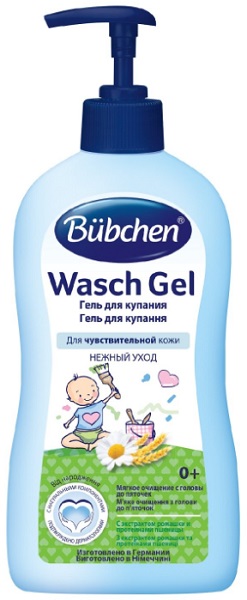 BUBCHEN Детский гель для купания 400 мл 