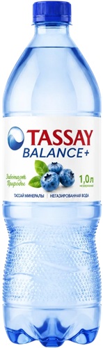 Напиток Тассай Баланс со вкусом Голубики 1л негазированная