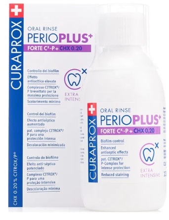Жидкость-ополаскиватель для полости рта CURAPROX Perio Plus Forte CHX 0.20% 200 мл