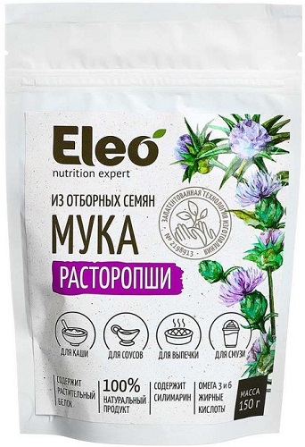 Мука из Семян Расторопши 150г Eleo