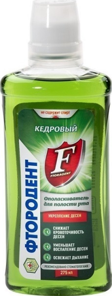 ФТОРОДЕНТ Ополаскиватель для полости рта Кедровый 275 мл