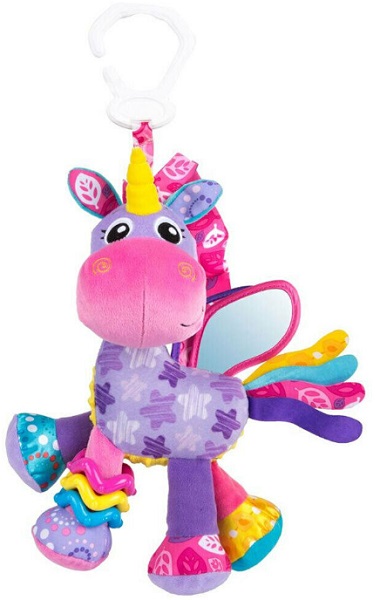 PLAYGRO 0м+ Игрушка подвеска Единорог розовый