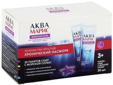 Аква Марис Соль 30 саше для промывания слизистой носа #@