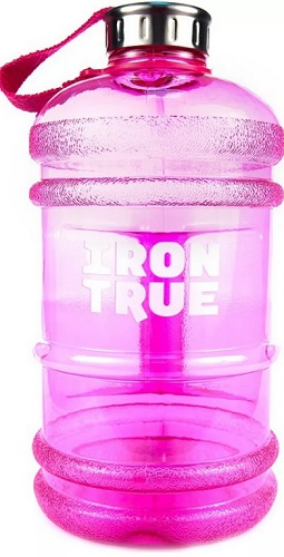 Iron True Бутылка для воды 2200мл Розовый
