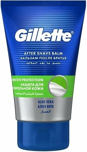 GILLETTE Бальзам после бритья успокаивающий с алоэ 100 мл 80695787