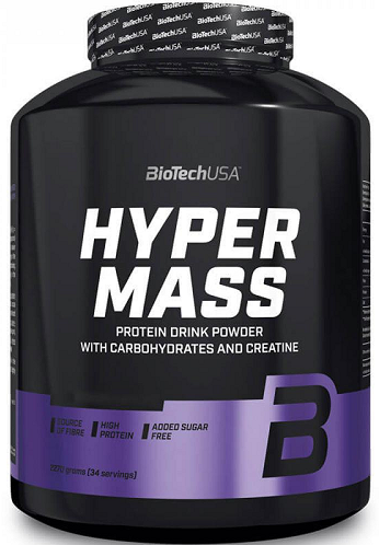 BioTech Hyper Mass 2270г Карамель-капучино банка Белково-углеводный напиток