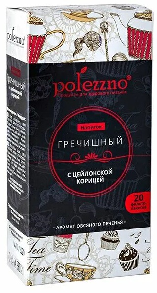Polezzno Напиток Гречишный с цейлонской корицей 100г
