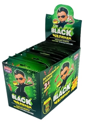 Жевательные конфеты Black челендж 15г