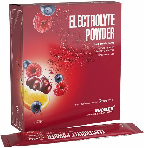 Maxler Электролит Electrolyte Powder 15стиков 6,8г Фруктовый пунш 