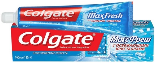 Зубная паста COLGATE Макс фреш Взрывная мята 100мл