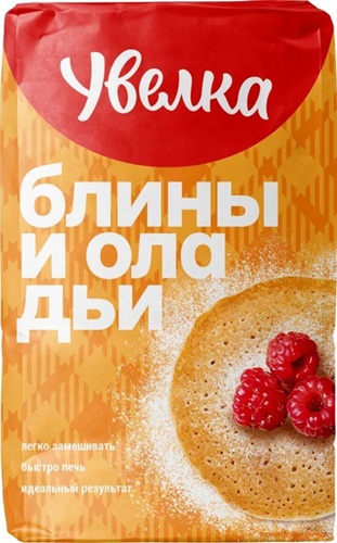 Увелка Мука Пшеничная для Блинов и оладий 1кг