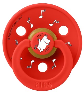 Пустышка латексная 0м+ Bibs Moomin Colour Dancing Candy Apple 0+ арт.10032290