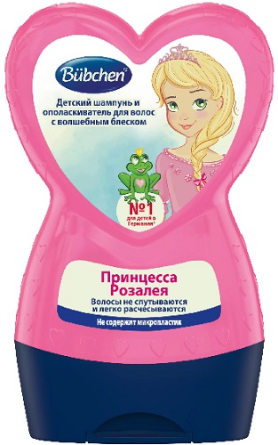 BUBCHEN Шампунь бальзам детский Принцесса Розалея 230 мл