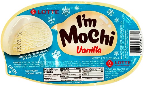 Мороженое Корейское I'm Mochi Ваниль 80мл