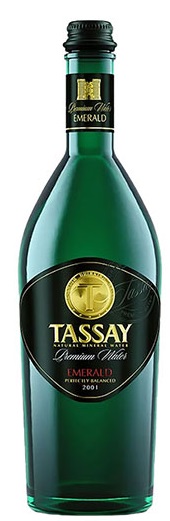 Tassay Emerald Вода питьевая газированная 0,75л стекло Тассай