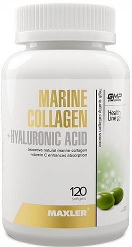 Maxler Marine Collagen Hyaluronic Acid Complex №120капс.