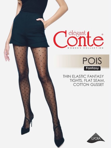 CONTE Колготки Elegant Pois Nero 2
