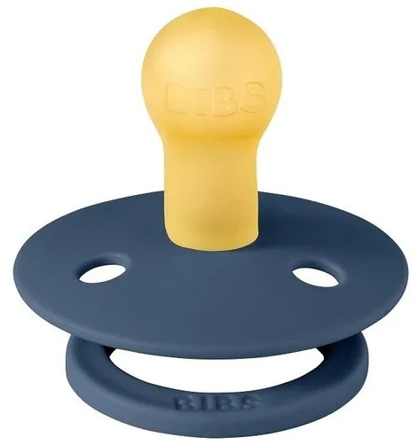 Пустышка латексная 6м+ Bibs Steel Blue 200280