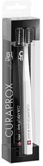 Зубная щетка CURAPROX CS 5460 White Is Black 2шт