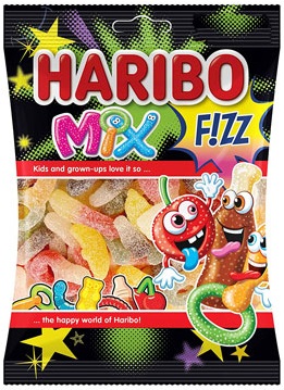 Haribo  Жевательный мармелад Mix Zourr Микс Кислинок 80г