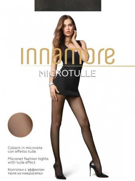 INCANTO коглготки Innamore Microtulle сетка Nero 4