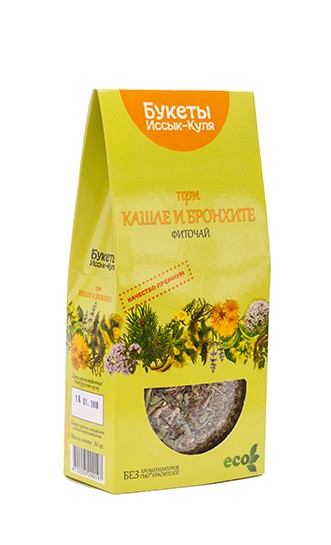 Букеты Иссык-Куля Фито-чай При кашле и бронхите 50г
